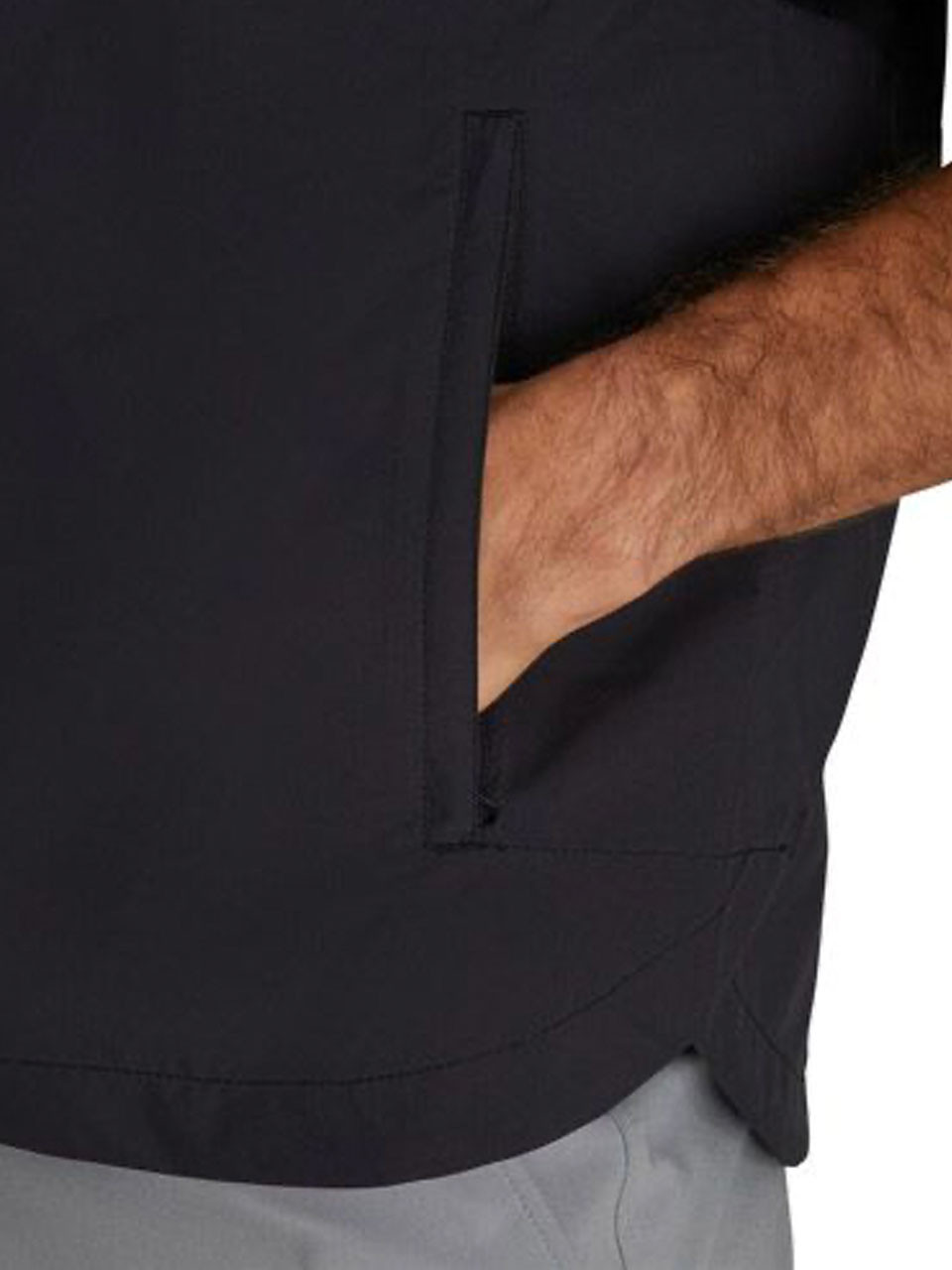 FootJoy HydroLite X Short Sleeve Rain Jacket Black