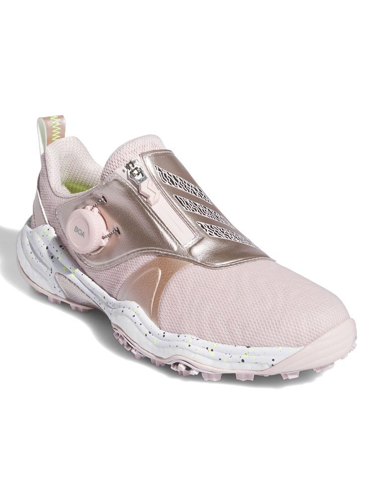adidas Womens Codechaos BOA 25 Spikeless Golf Shoes - Sandy Pink