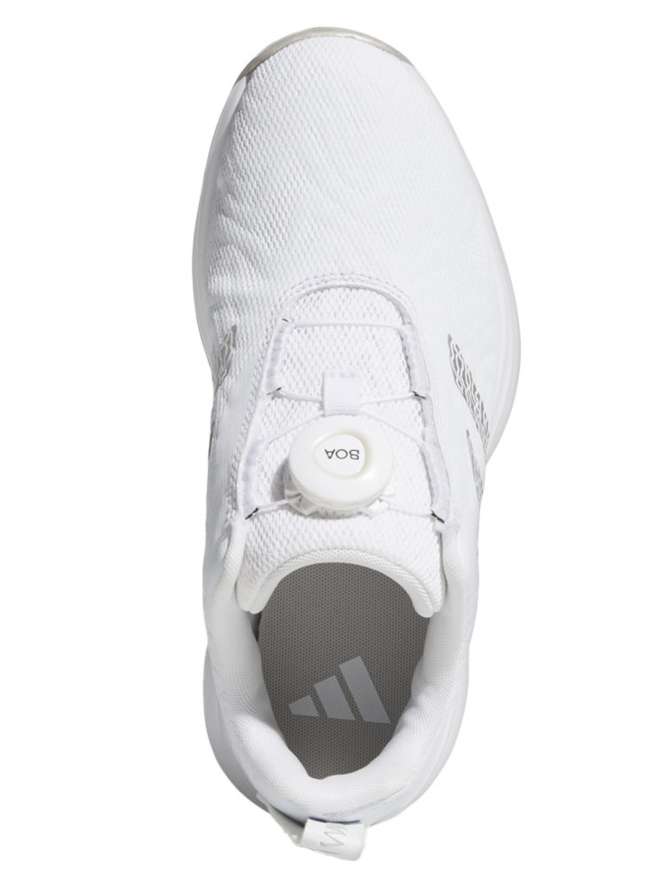 【美品】adidas CODECHAOS BOA 25 white silver アディダス 【ゴルフ】コードカオス ボア 25 / Codechaos Boa 25