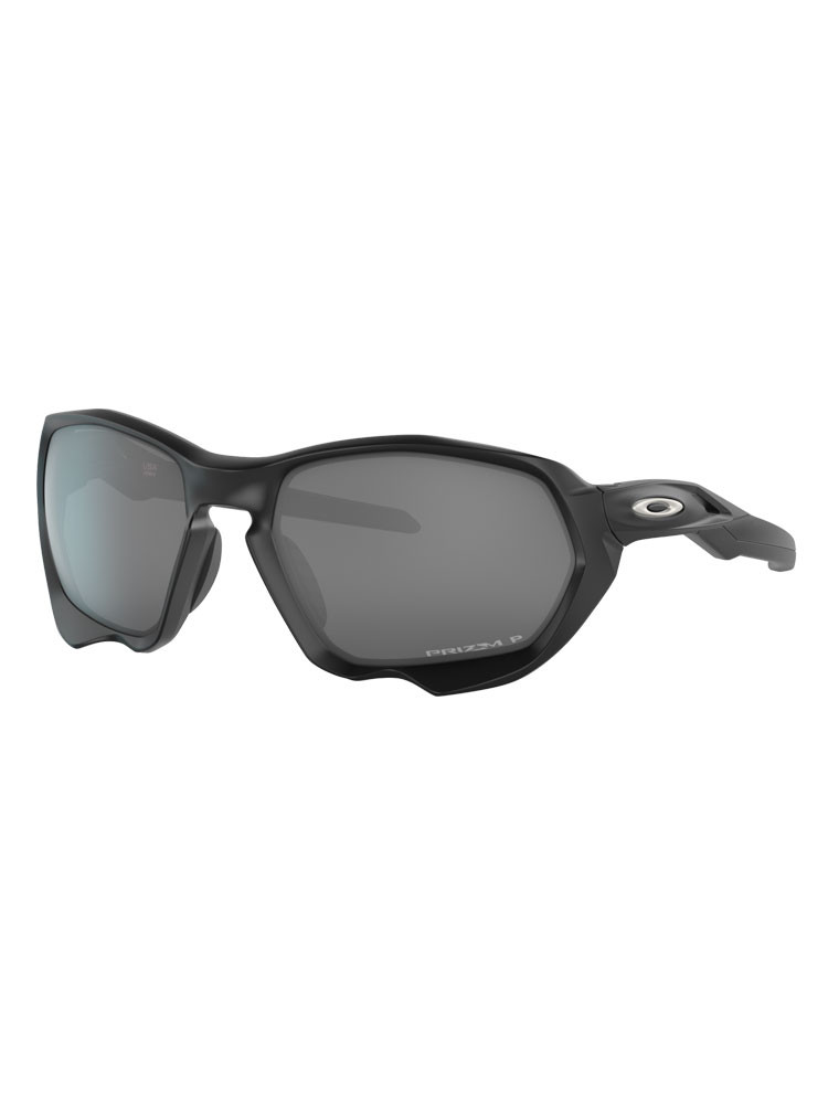Oakley Plazma Sunglasses - Matte Black w/ Prizm Black Polarised
