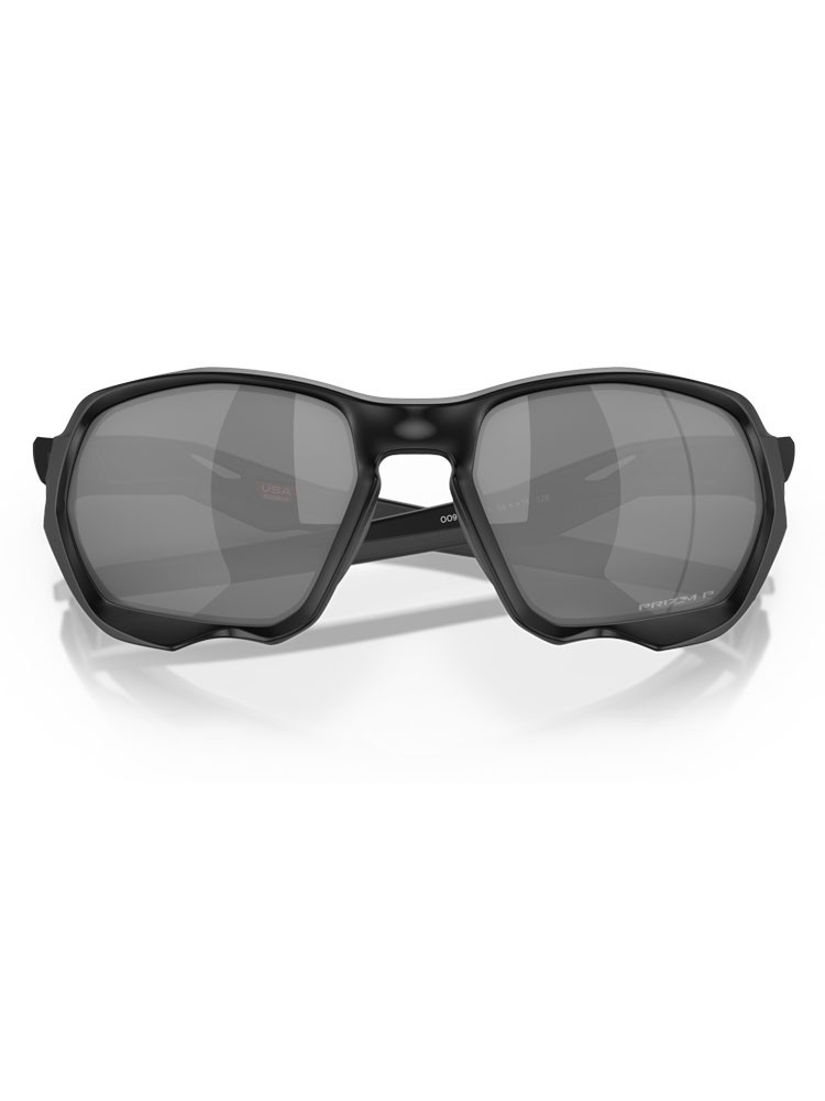 Oakley Plazma Sunglasses - Matte Black w/ Prizm Black Polarised