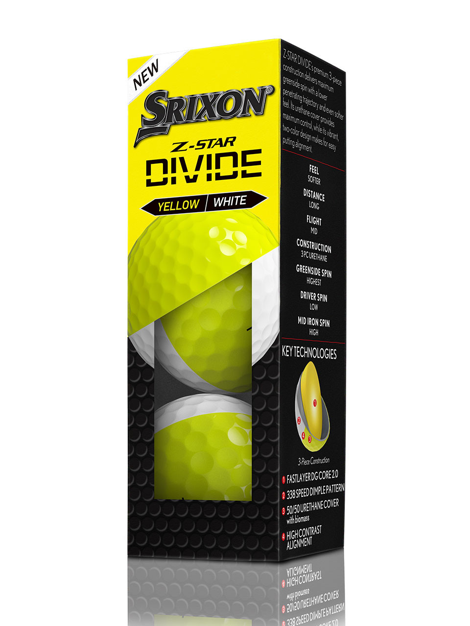 2025新作　Srixon Z-STAR DIVIDE 4ダース Srixon Z-Star Divide 2025 Golf Balls | GolfBox