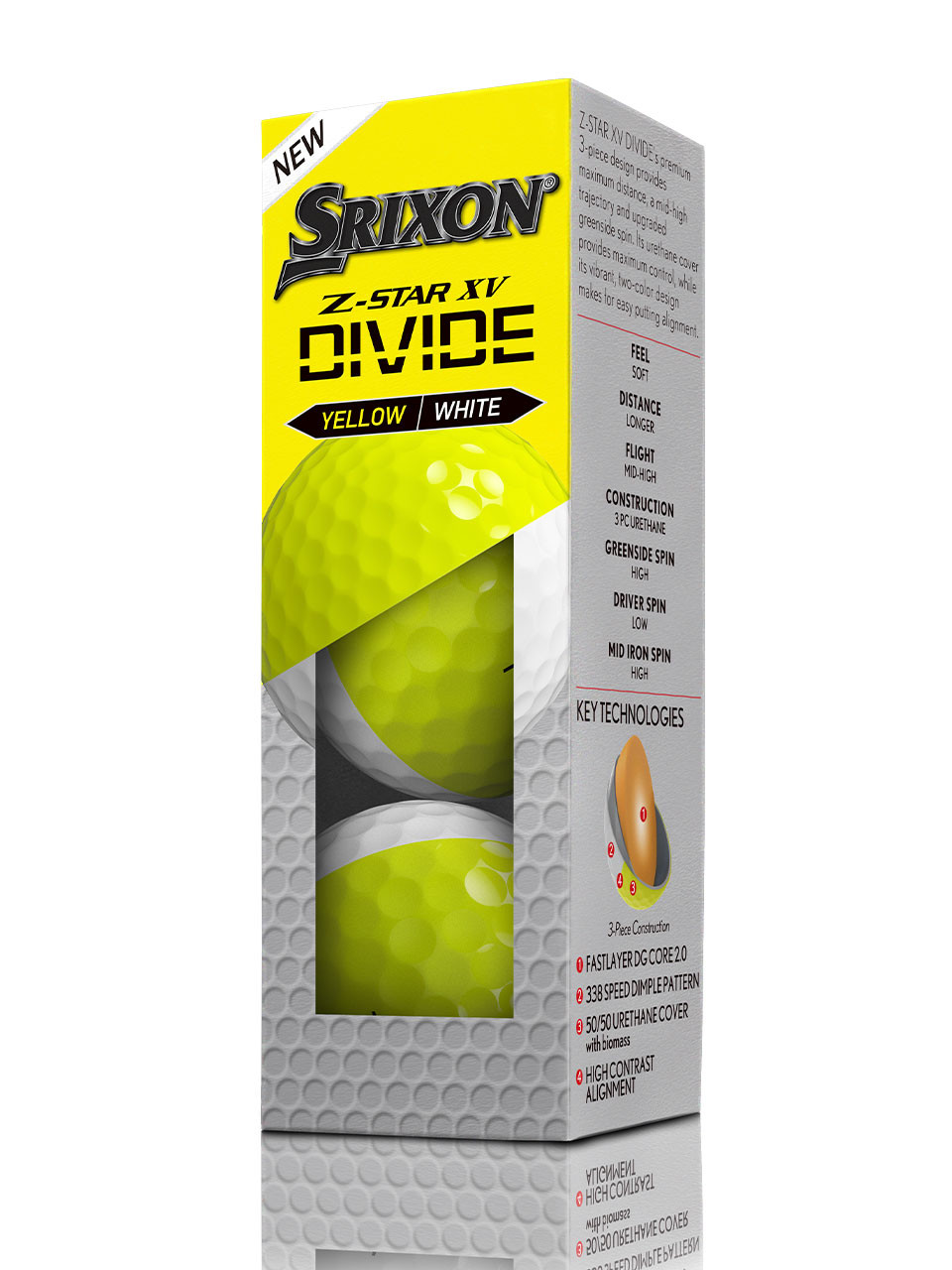 Srixon Z-Star XV Divide 2025 Golf Balls | GolfBox