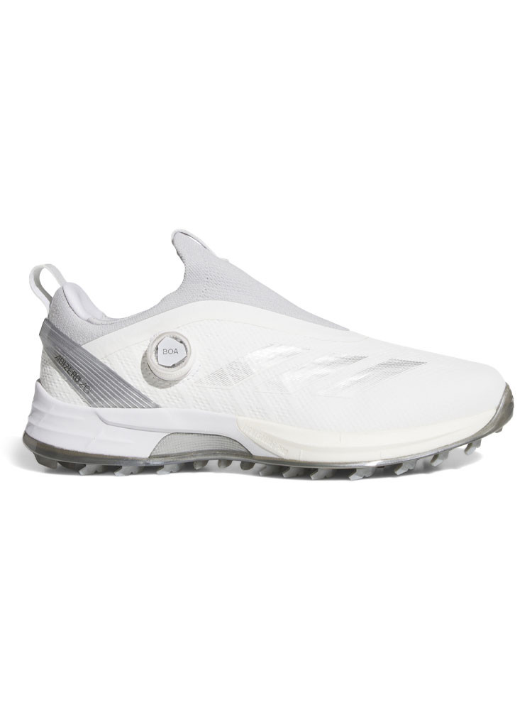 adidas Adizero ZG BOA Spikeless Golf Shoes - Ftwr White/Silver Met