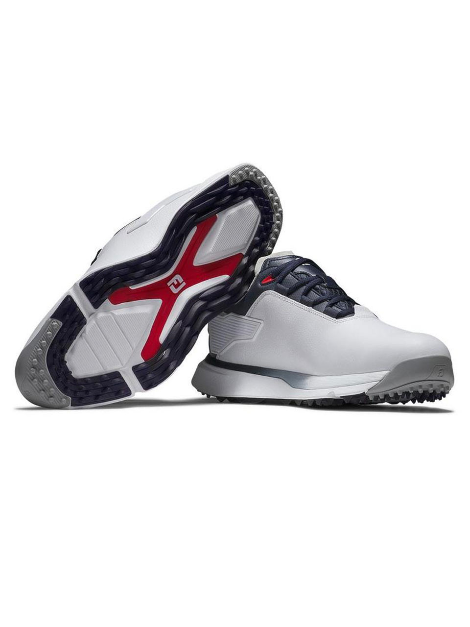 FootJoy Pro SLX Golf Shoes - White/Navy/Red | GolfBox