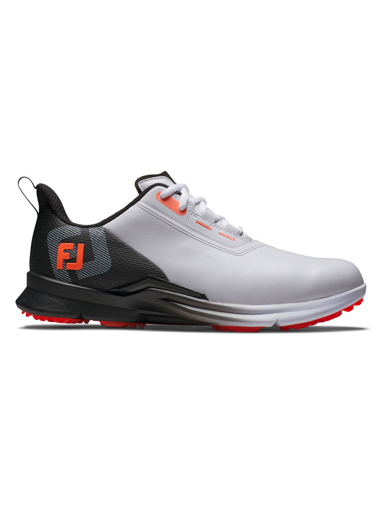 FootJoy Fuel Golf Shoes White/Black/Coral GolfBox