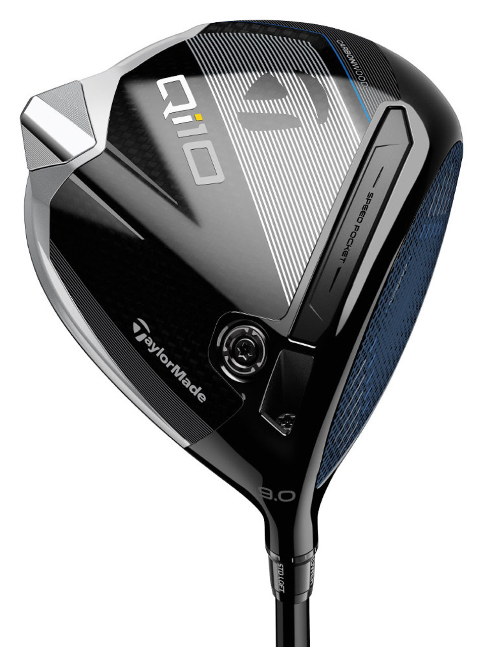 TaylorMade Golf QI10 Driver 9 degrés TR Bleu rigide pour droitier