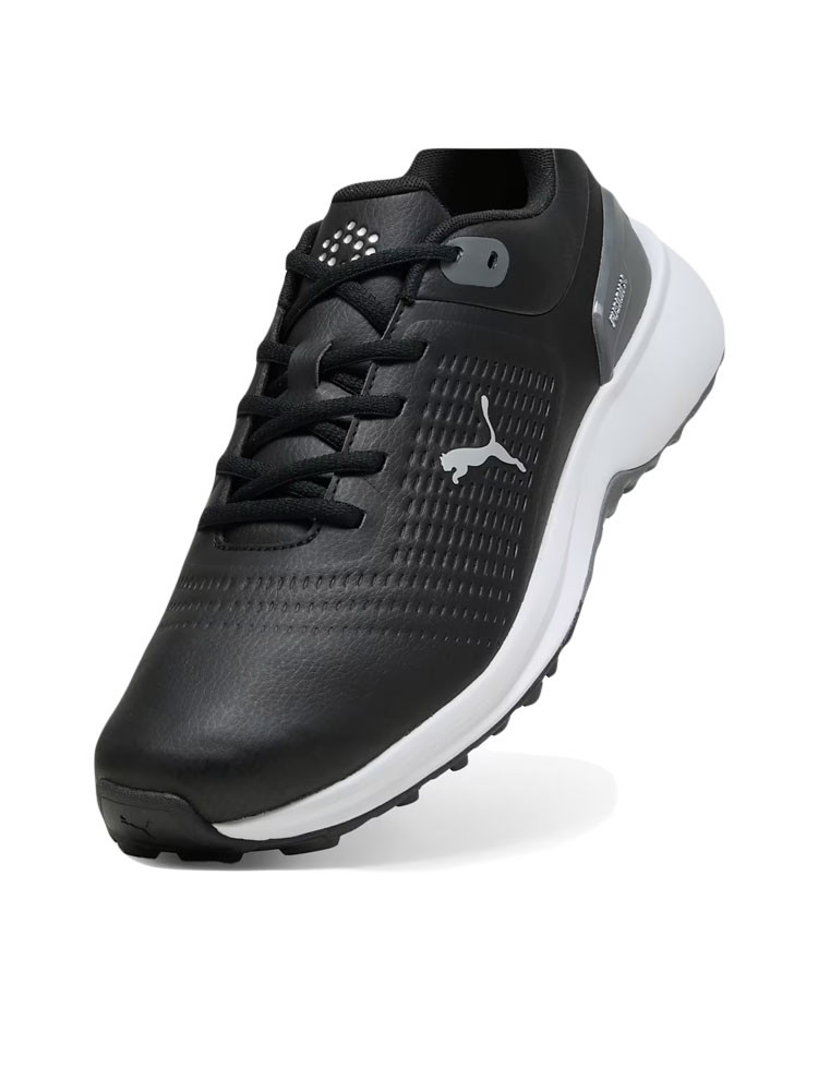 Puma FUSION Plus Spikeless Golf Shoes - Puma Black/Puma White