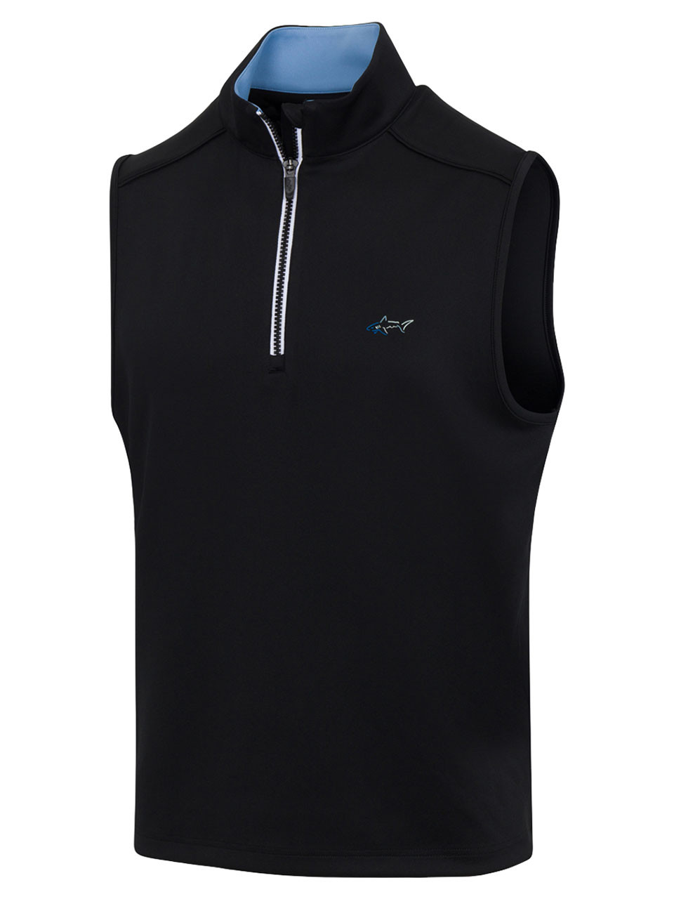 Greg Norman 1/4 Zip Vest Black