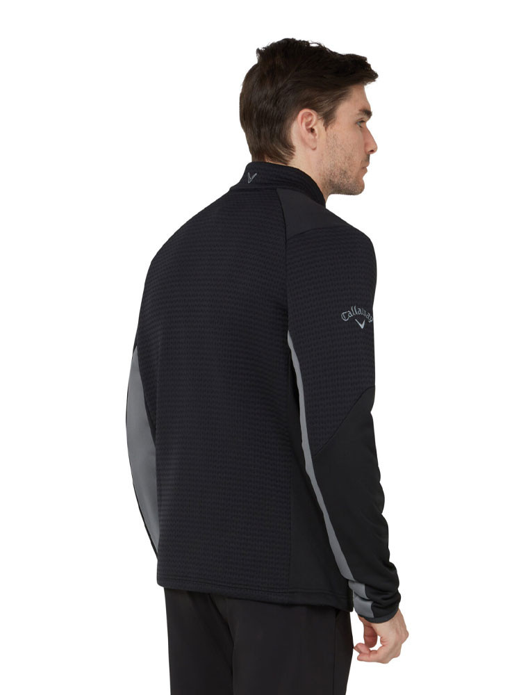 Pull 1/4 Zip Callaway Homme - Noir, Taille S - Occasion