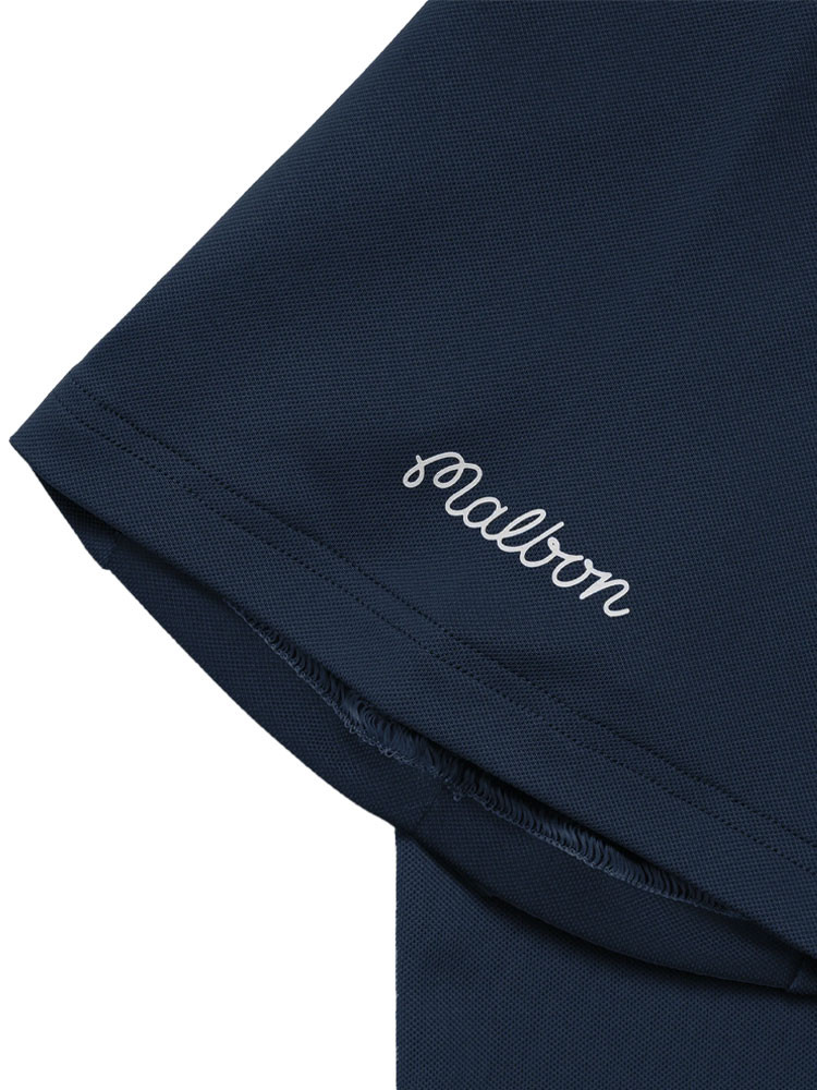 Malbon Roll King Performance Pique Polo - Black main image 0