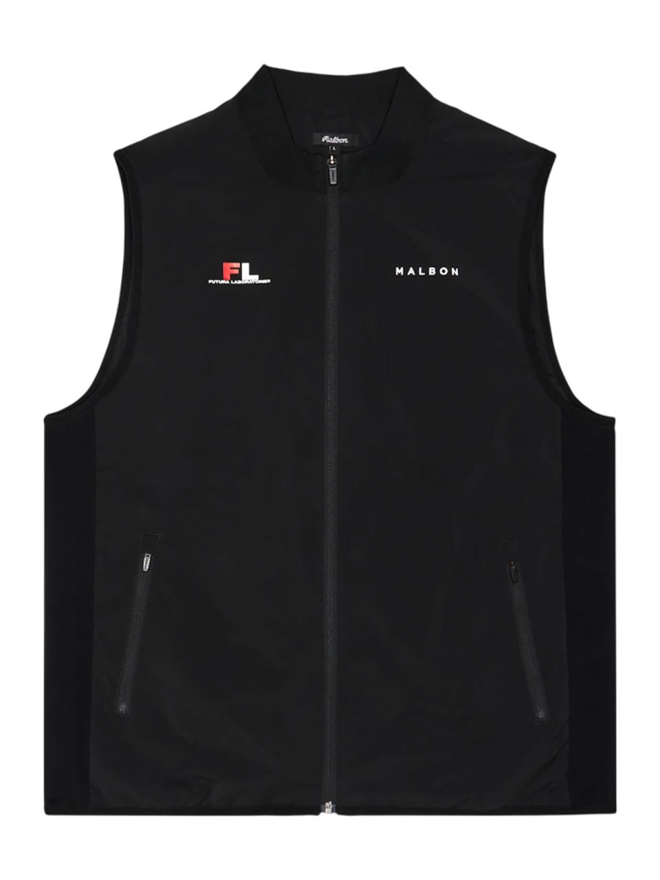 Malbon Poly Down Vest - Black | GolfBox