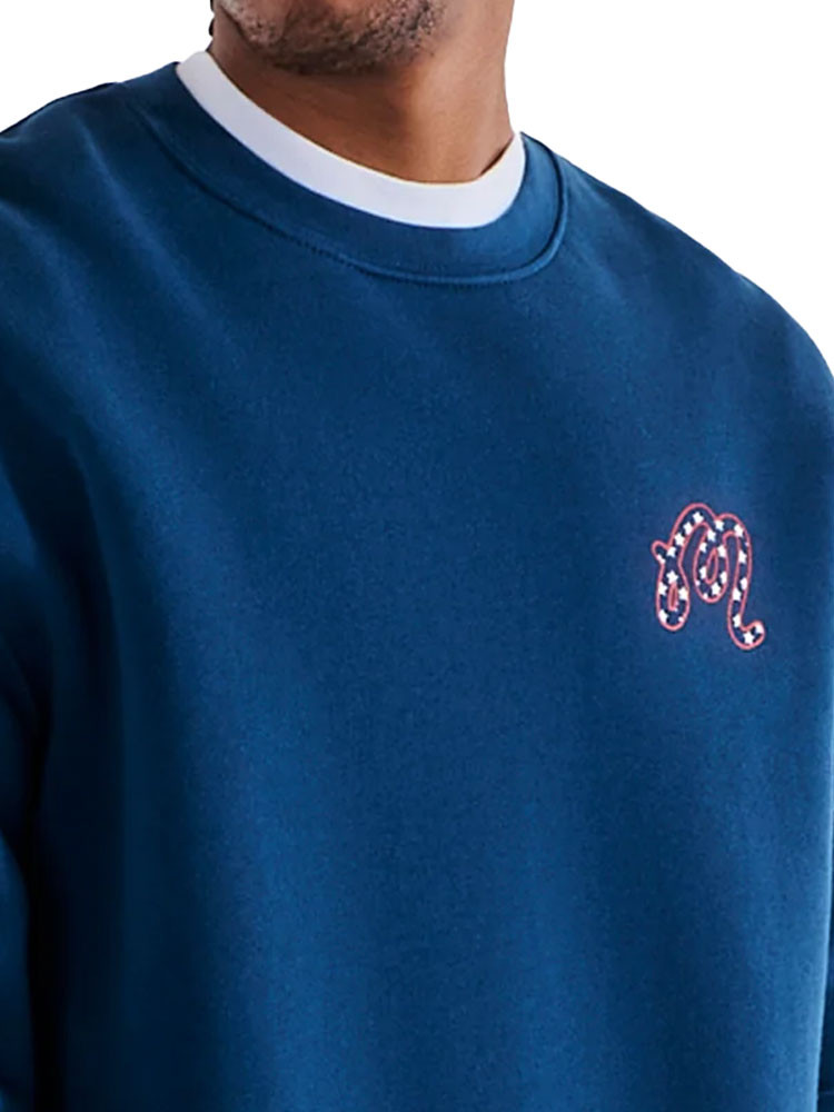 Malbon In Golf We Trust Sweatshirt - Navy | GolfBox