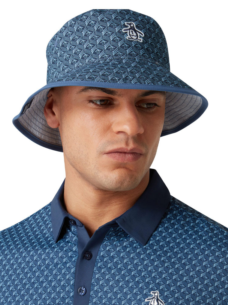 Original Penguin Palm Springs Reversible Bucket Hat Original Penguin Palm Springs Reversible Bucket Hat