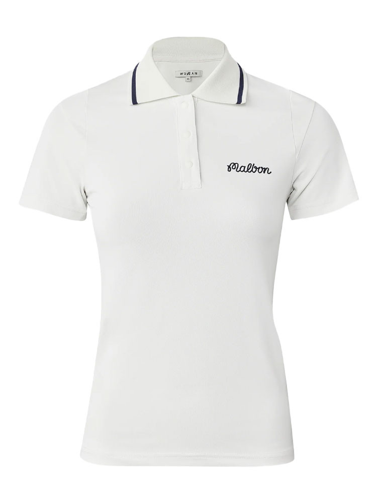 Malbon Womens Paloma Polo - Ivory | GolfBox