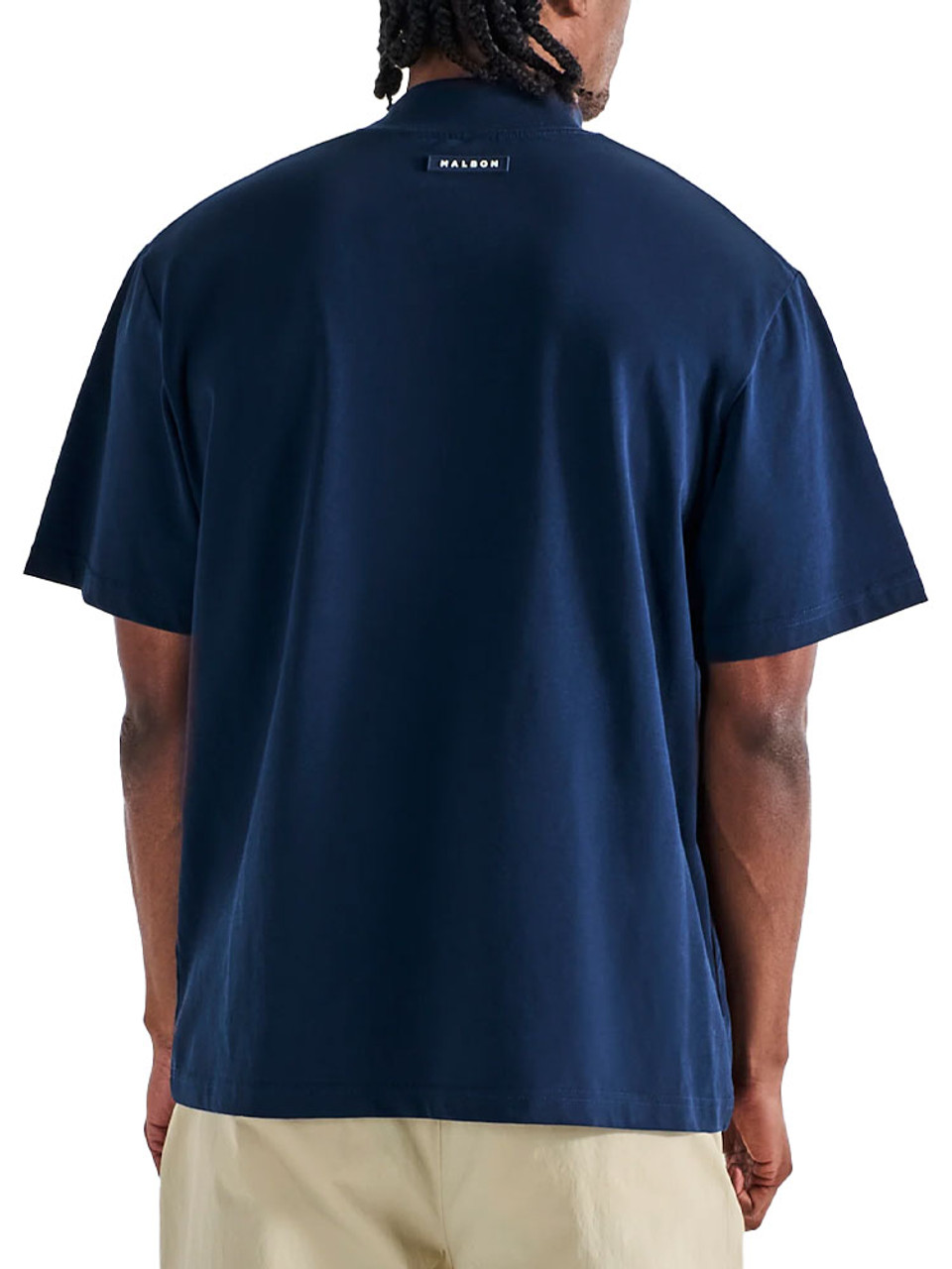 WIND AND SEA × MALBON MOCK NECK SHIRT MALBON GOLF MEN MARE MOCKNECK TEE – GreenTee Golf Shop
