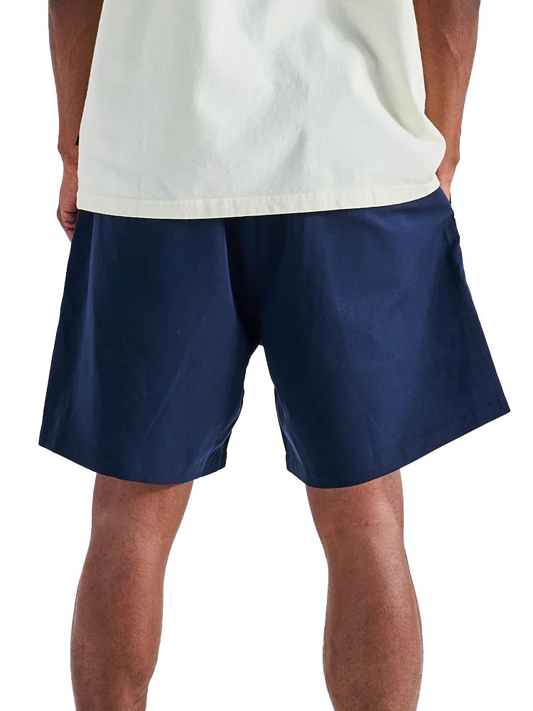 Malbon Classic Pleated Short - Navy | GolfBox