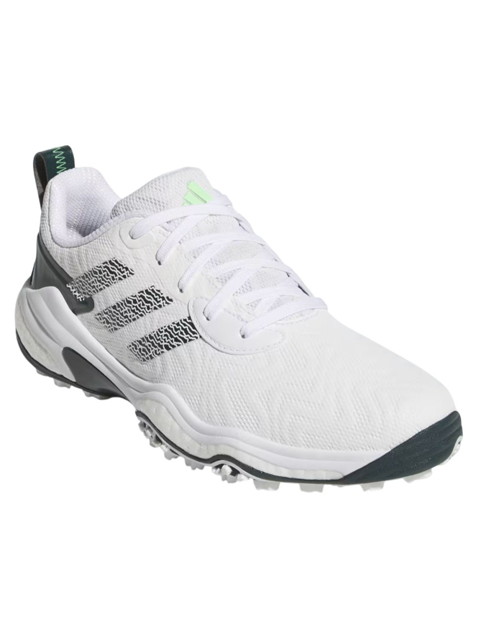 adidas Codechaos 25 Spikeless Golf Shoes - Ftwr White/Aurora Ivy