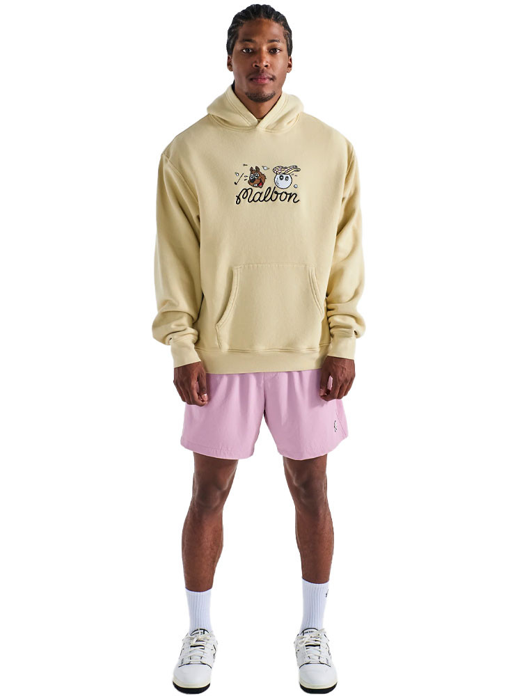 Malbon Two Man Scramble Hoodie - Light Khaki | GolfBox