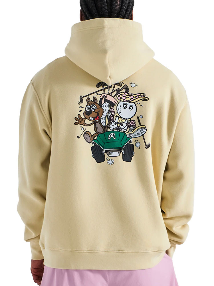 Malbon Two Man Scramble Hoodie - Light Khaki | GolfBox