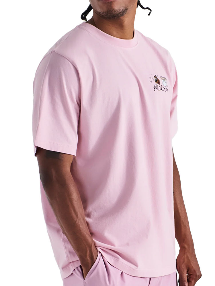 Malbon Two Man Scramble T-Shirt - Pink | GolfBox