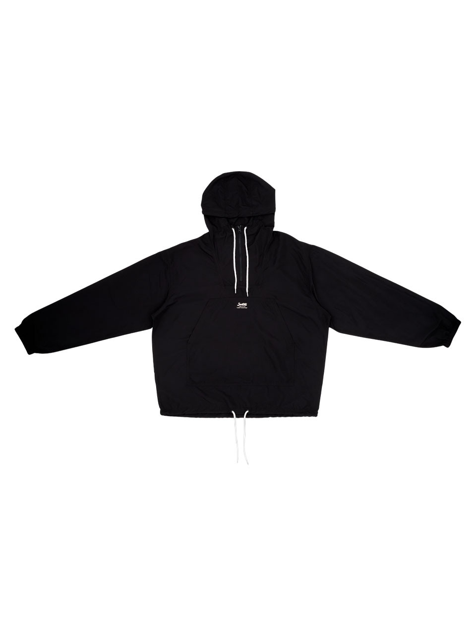 Shortees Golf Hooded Spray Jacket - Black | GolfBox