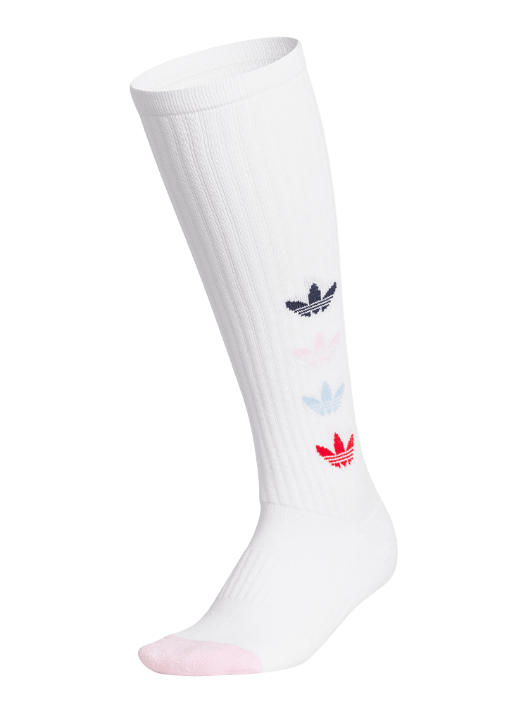 adidas Originals Women's Golf Trefoil Knee High Sock White