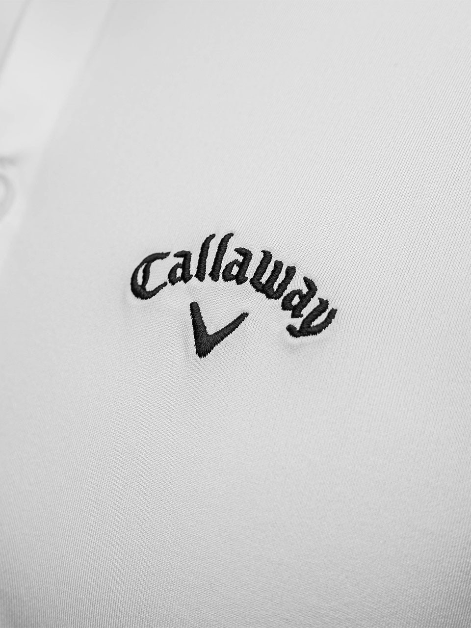 Callaway Micro Texture Solid Polo - Bright White
