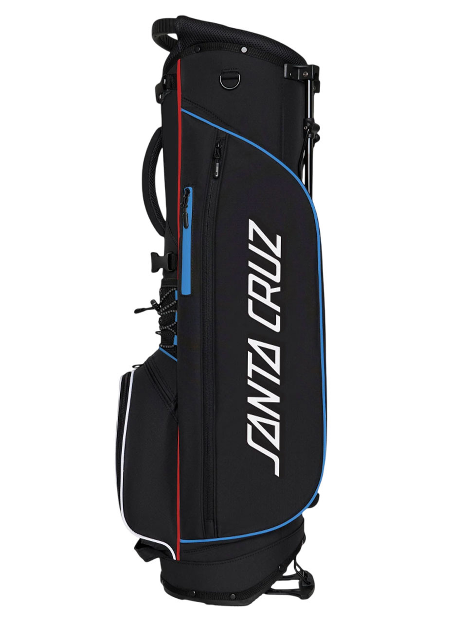SANTA CRUZ Malbon ダブルネーム　キャディバッグ 注目コラボ☆ 機能的で軽量 Malbon×SANTA CRUZ スタンドバッグ (Malbon