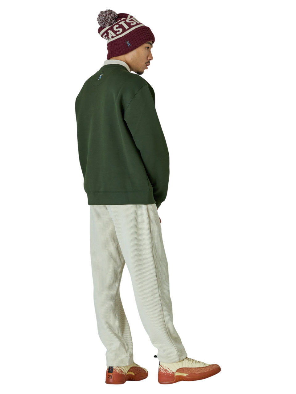 Eastside Golf LS Double Knit Crew - Hunter Green