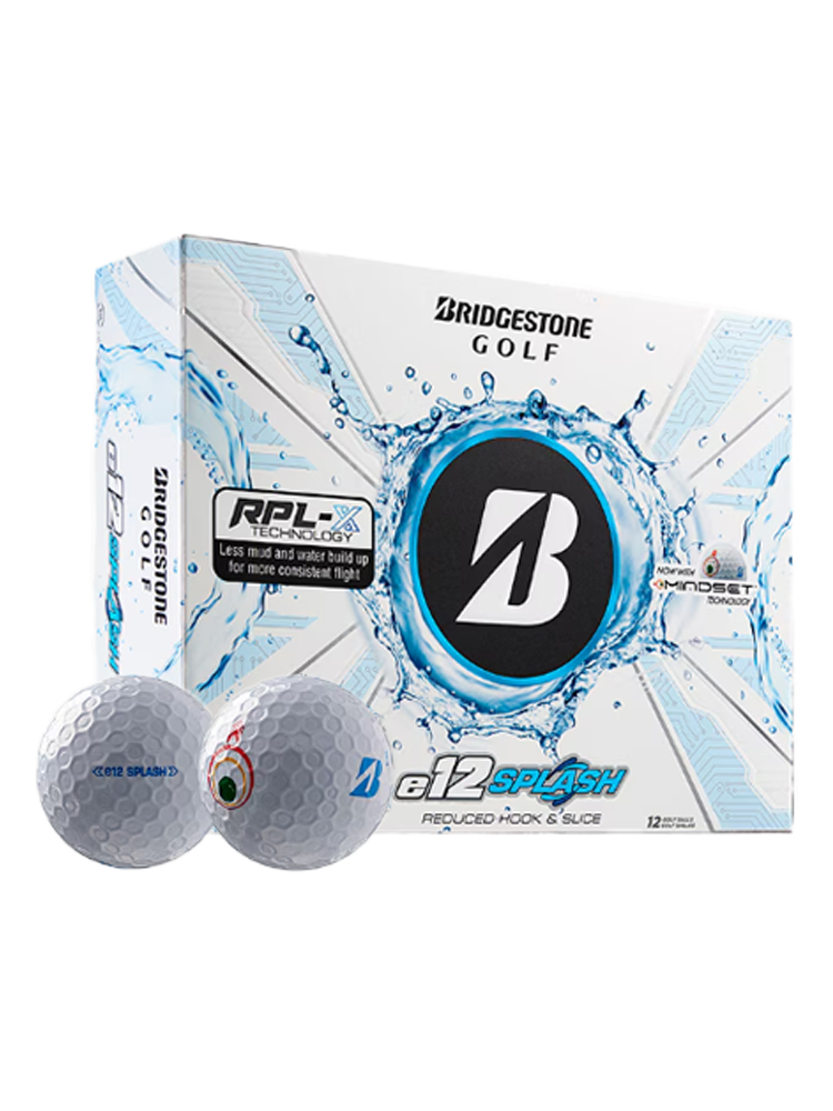 Bridgestone E12 Splash Golf Balls - White | GolfBox
