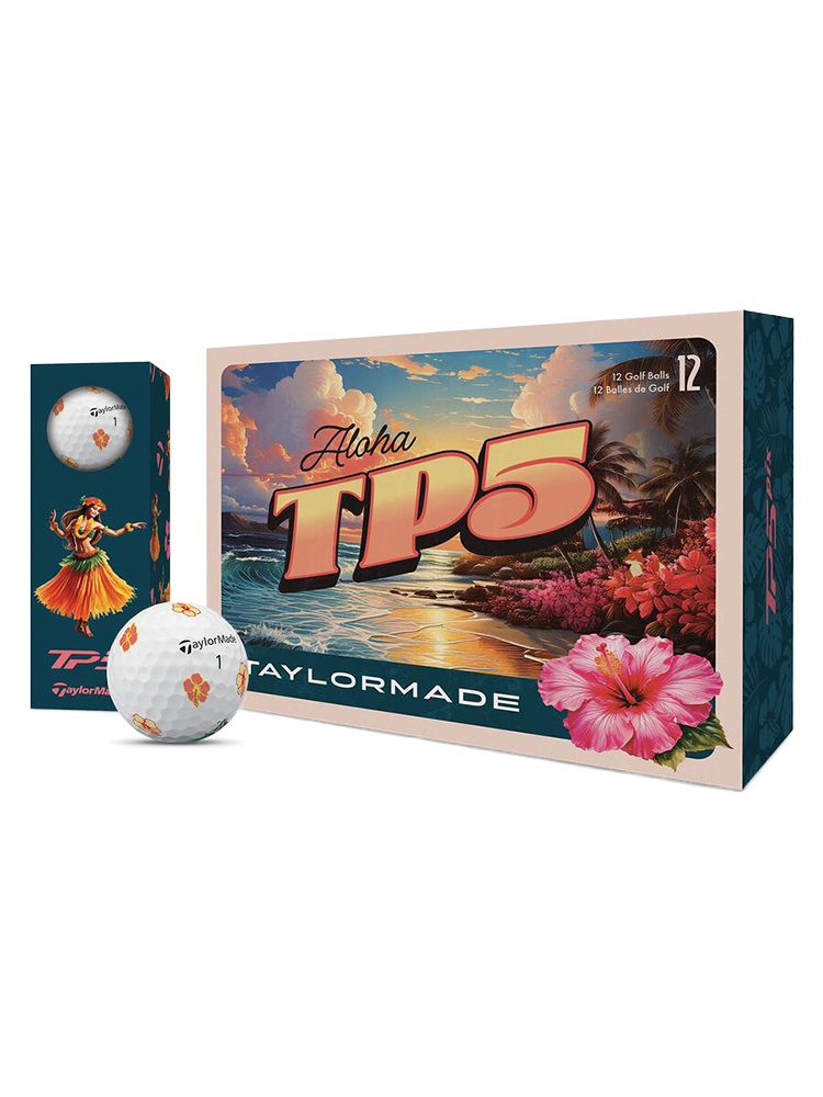 TaylorMade TP5 Pix Island Time Limited Edition Golf Balls