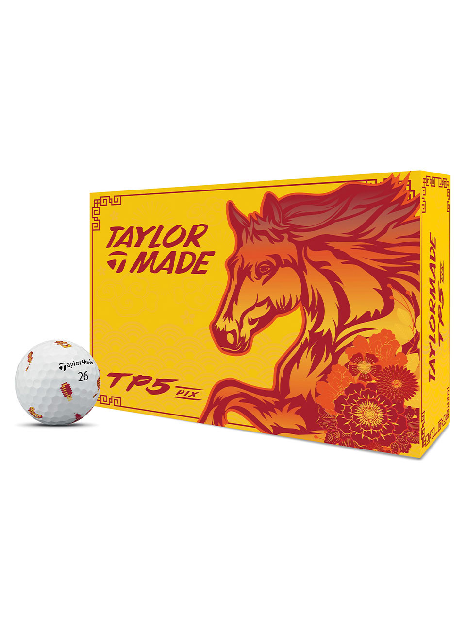 TaylorMade TP5 Pix Lunar New Year Limited Edition Golf Balls