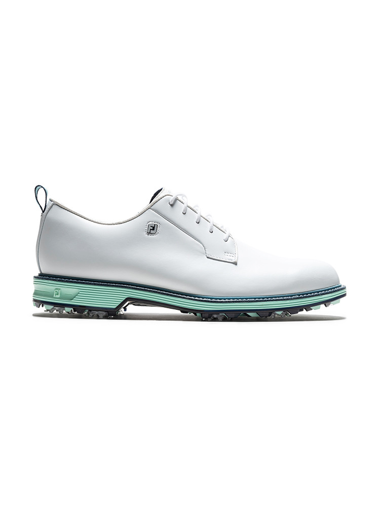 FootJoy Premiere Field LX Energy Golf Shoes - White/Mint/Blue