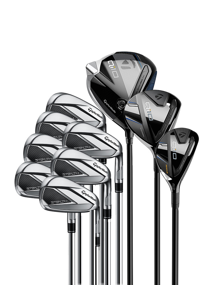 新品‼️TaylorMade Qi10 stealthメンズクラブセット TaylorMade Qi10/Stealth 11 Piece Set - Steel Shaft