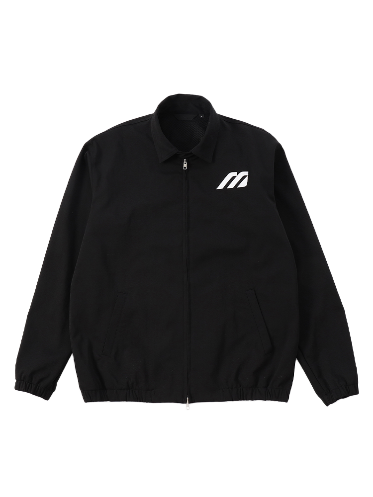 Mizuno Monogram M Swing Top Jacket - Black | GolfBox