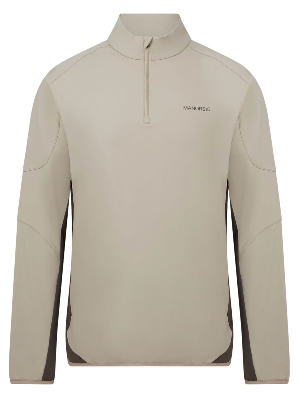 Manors Golf 1/4-Zip Tech Mid-Layer - Dune | GolfBox