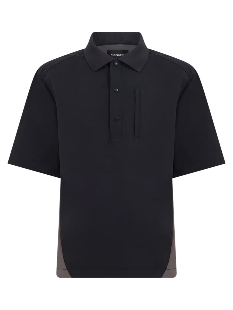 Manors Golf Shooter Shirt - Black | GolfBox