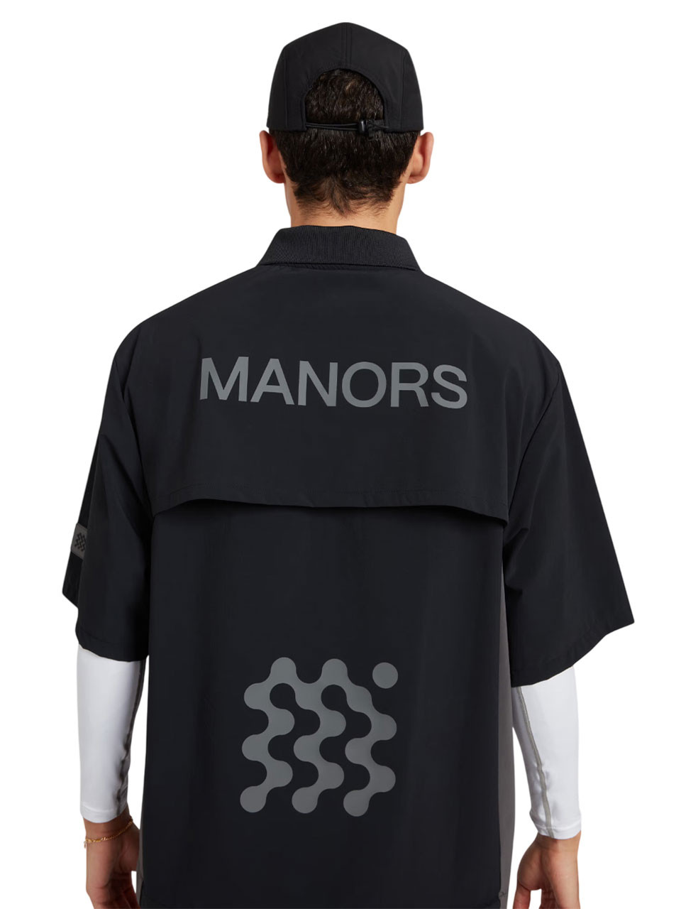Manors Golf Shooter Shirt - Black | GolfBox
