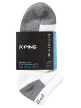 Ping SensorCool No Show 2 Pack Socks - White