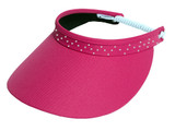 Glove It Bling Crystal Coil Visor - Pink