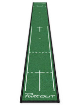 Puttout Slim Putting Mat - Green