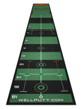 WellPutt 13ft Putting Mat - Green