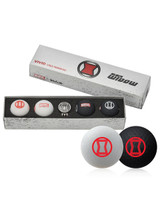 Marvel Golf Balls & Marker - 4 Pack Black Widow