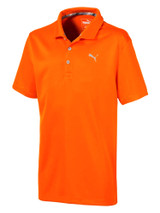 Puma JR Boys Essential Polo - Vibrant Orange