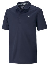 Puma JR Boys Essential Polo - Navy Blazer