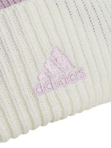 adidas Women's Graphic Pompom Beanie - White