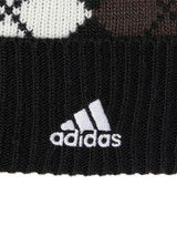 adidas Women's Graphic Pompom Beanie - Black