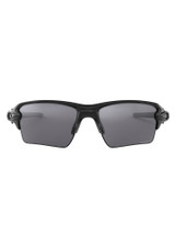 Oakley Flak 2.0 XL Sunglasses - Polished Black w/ Prizm Black Polarised