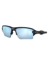Oakley Flak 2.0 XL Sunglasses - Matte Black w/ Prizm Deep Water Polarised